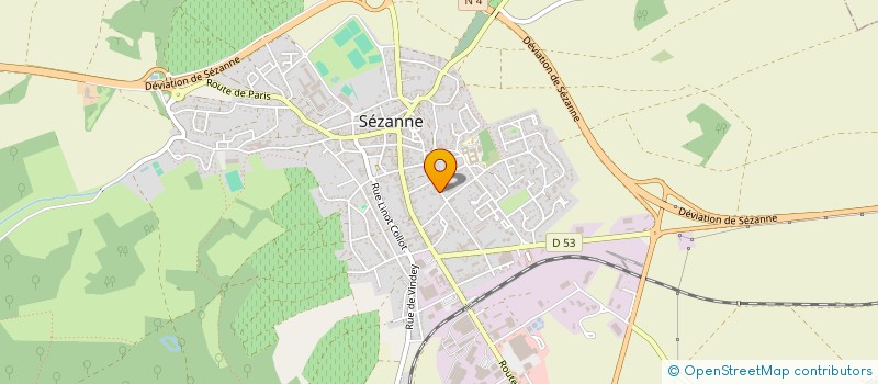 localisation de l'entreprise ROGETI I à SEZANNE