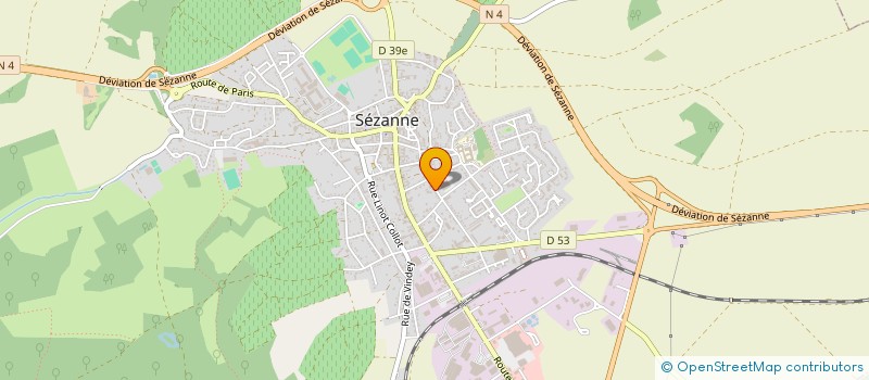 localisation de l'entreprise ROGETI II à SEZANNE