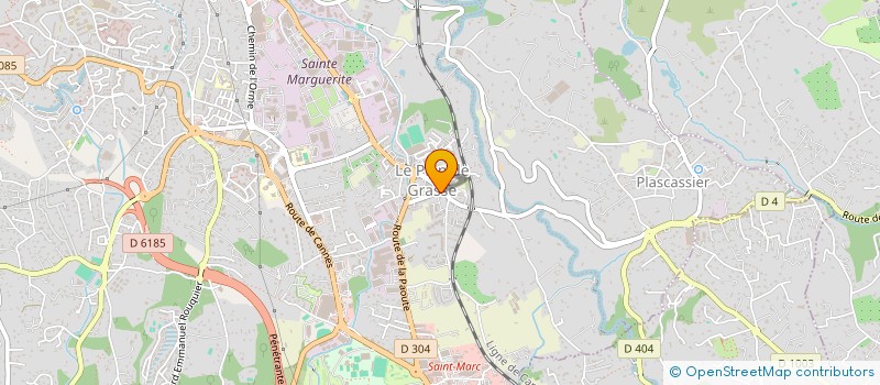 localisation de l'entreprise ROGEVAL à GRASSE