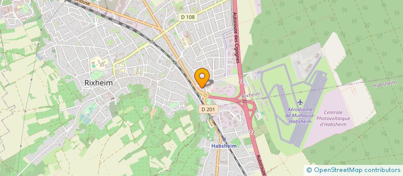 localisation de l'entreprise ROGGENBERG CONSTRUCTION  RIXHEIM