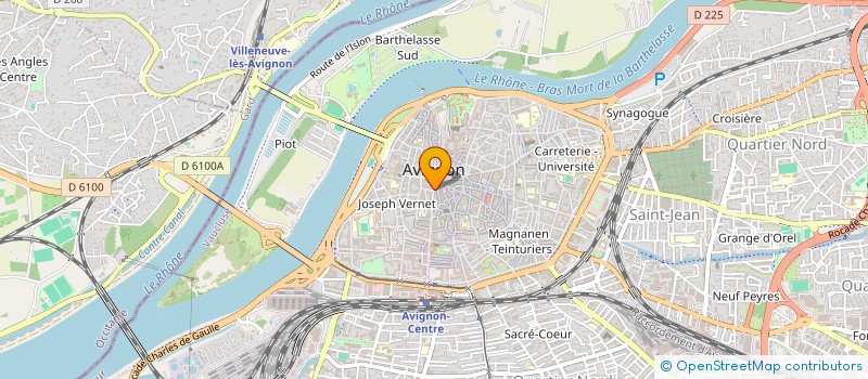 localisation de l'entreprise ROGIER ET ASSOCIES  AVIGNON