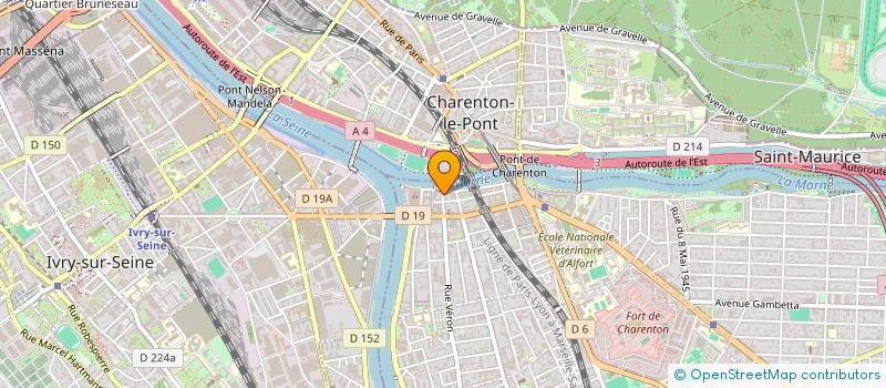 localisation de l'entreprise ROGIFEEL à ALFORTVILLE