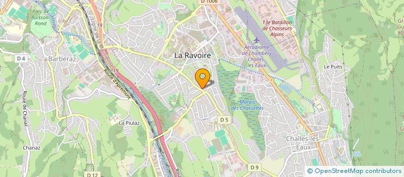 localisation de l'entreprise ROGIL  LA RAVOIRE