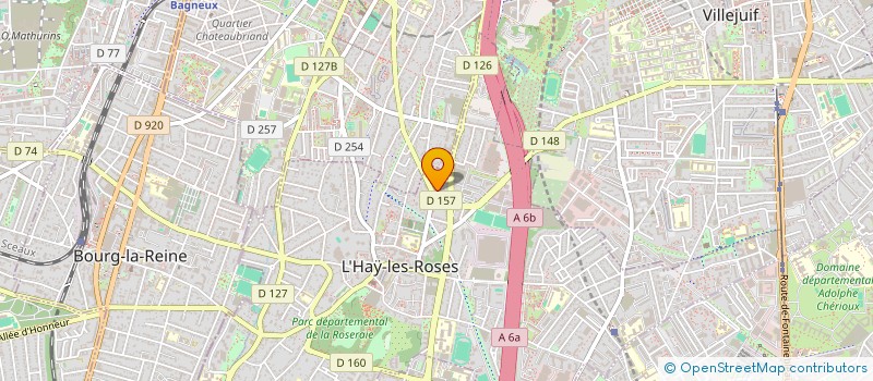 localisation de l'entreprise ROGIMAR  L'HAY-LES-ROSES