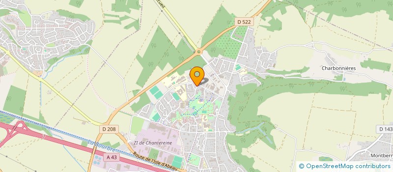 localisation de l'entreprise ROGIMO à BOURGOIN-JALLIEU