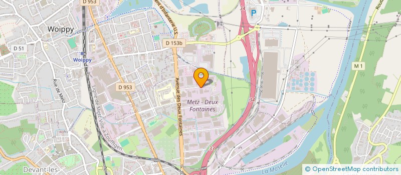 localisation de l'entreprise ROGNAC C.B.V.  METZ