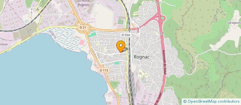 localisation de l'entreprise ROGNACAZUR  ROGNAC