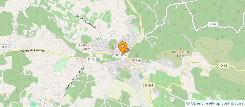 localisation de l'entreprise ROGNES AUTOS  ROGNES