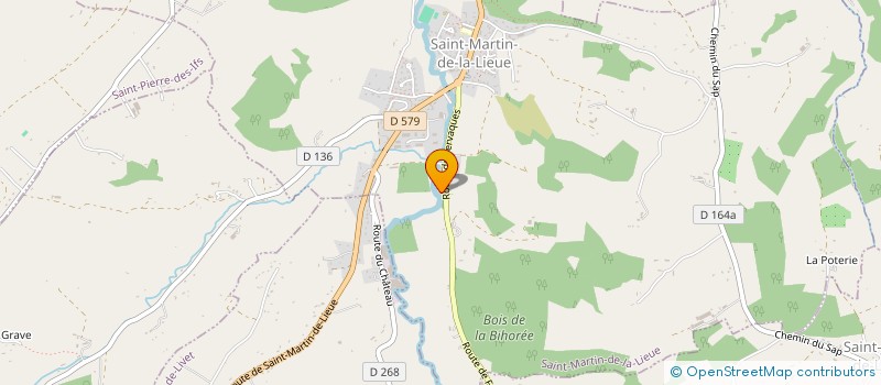 localisation de l'entreprise ROGNON  SAINT-MARTIN-DE-LA-LIEUE