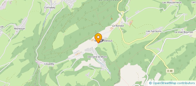 localisation de l'entreprise ROGNON DU MONT DESSUS à MONTLEBON
