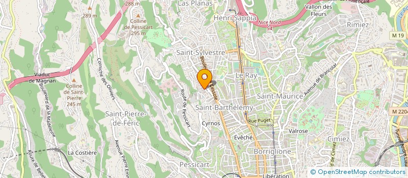 localisation de l'entreprise ROGNONE INVESTISSEMENT à NICE