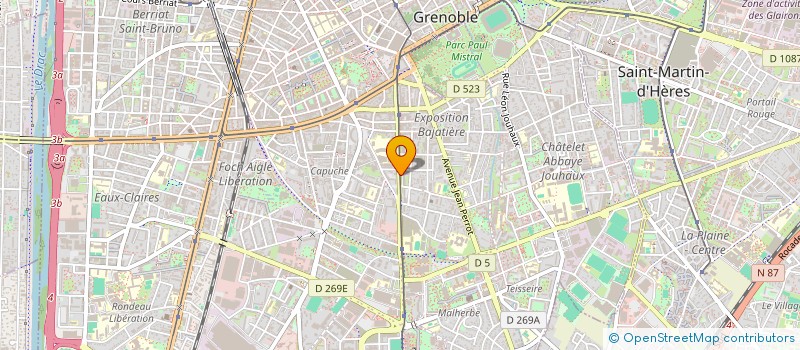 localisation de l'entreprise ROGNONS BERTHELOT  GRENOBLE