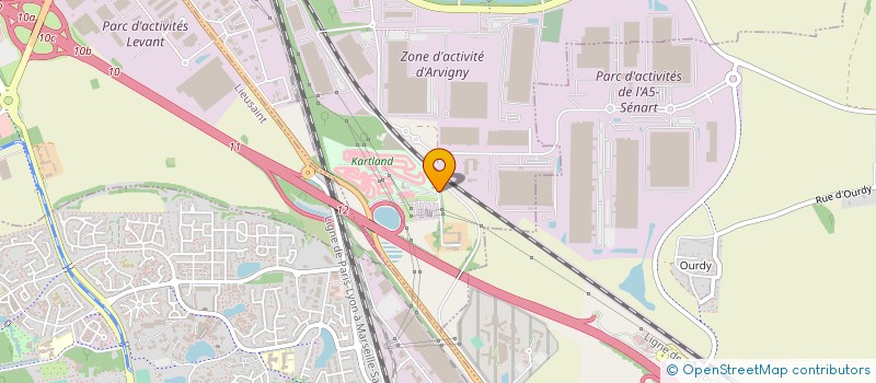localisation de l'entreprise ROGSOL à MOISSY-CRAMAYEL