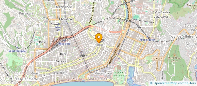 localisation de l'entreprise ROGUE à NICE