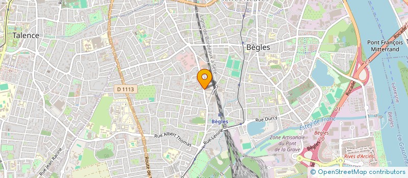 localisation de l'entreprise ROGUE à BEGLES