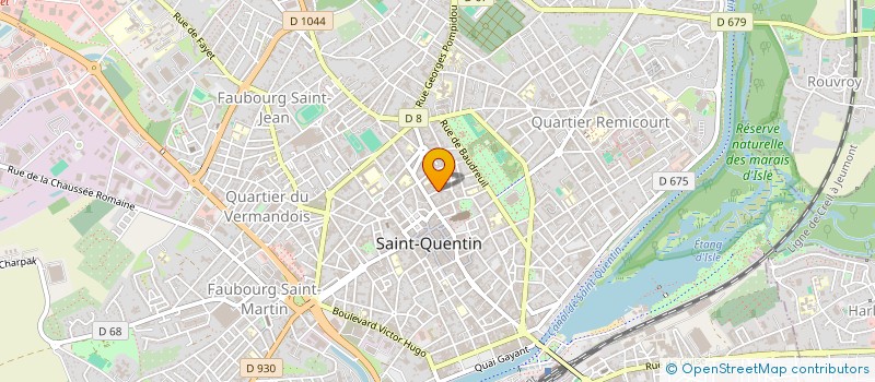 localisation de l'entreprise ROGUE  SAINT-QUENTIN