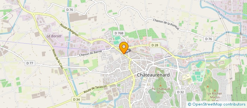 localisation de l'entreprise ROGUIN BATIMENT  CHATEAURENARD