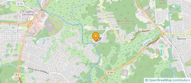 localisation de l'entreprise ROH MULTISERVICE  REMIRE-MONTJOLY