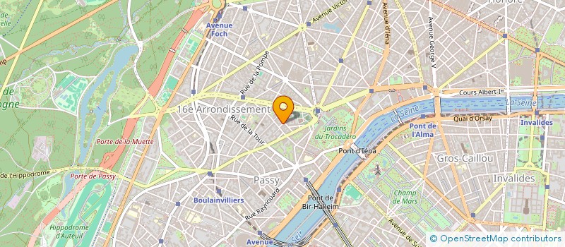 localisation de l'entreprise ROHAN  PARIS