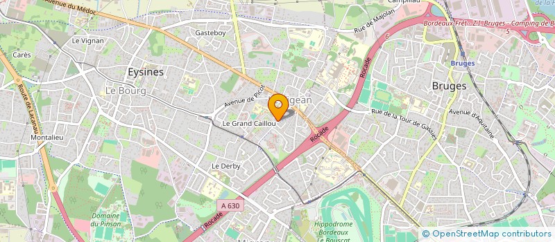 localisation de l'entreprise ROHANTA à EYSINES