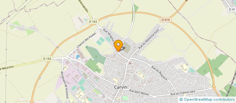 localisation de l'entreprise ROHART ET FILS à CARVIN