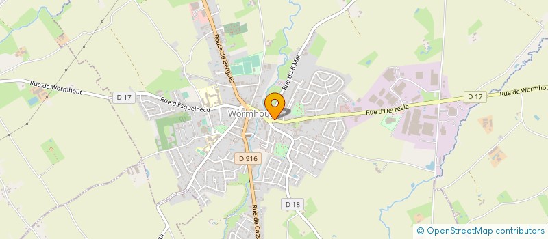 localisation de l'entreprise ROHART INVESTMENT & TRADING  WORMHOUT