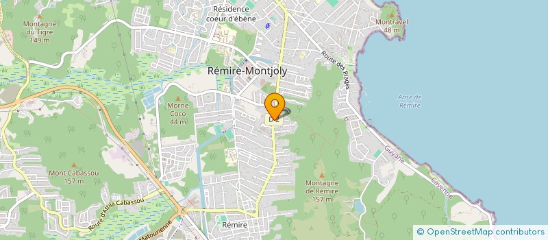 localisation de l'entreprise ROHARY  REMIRE-MONTJOLY