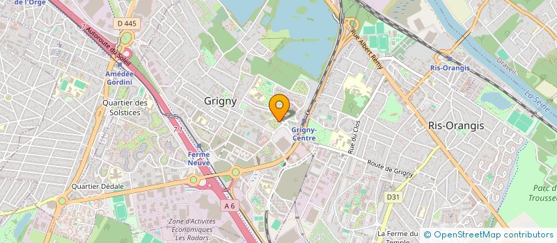 localisation de l'entreprise ROHAT à GRIGNY