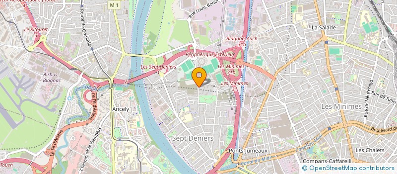 localisation de l'entreprise ROHE&CO à TOULOUSE
