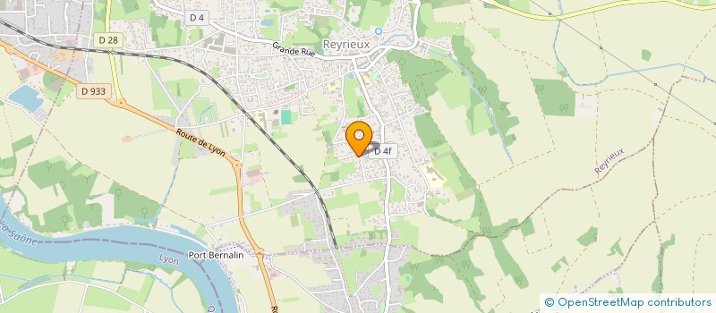 localisation de l'entreprise ROHE ELECTRICITE à REYRIEUX