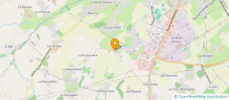 localisation de l'entreprise ROHEE à FLERS
