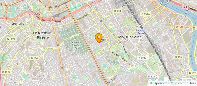localisation de l'entreprise ROHEN à IVRY-SUR-SEINE