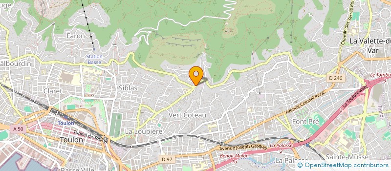 localisation de l'entreprise ROHENCAR  TOULON