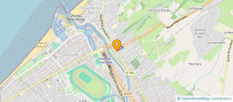 localisation de l'entreprise ROHI REAL ESTATE à TROUVILLE-SUR-MER