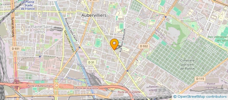 localisation de l'entreprise ROHIT ALIMENTATION à AUBERVILLIERS