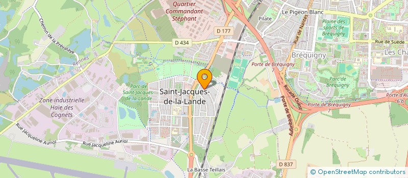 localisation de l'entreprise ROHM ELEC  SAINT-JACQUES-DE-LA-LANDE