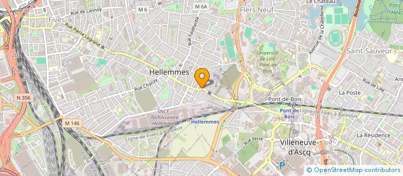 localisation de l'entreprise ROHMET  LILLE