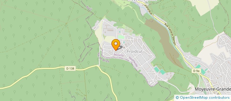 localisation de l'entreprise ROHRBACH FOOD  MOYEUVRE-GRANDE