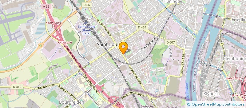 localisation de l'entreprise ROHRER FRANCE à SAINT-LOUIS