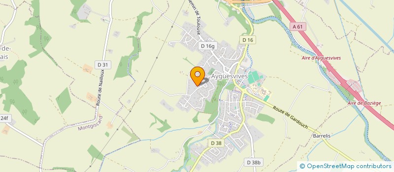 localisation de l'entreprise ROI 2000  MONTESQUIEU LAURAGAIS