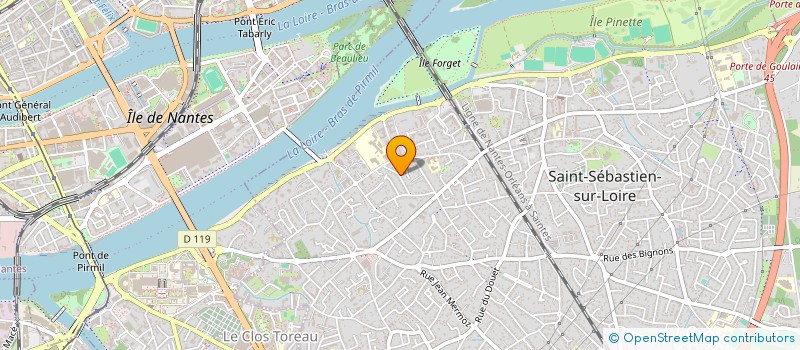 localisation de l'entreprise ROI ALBERT à SAINT-SEBASTIEN-SUR-LOIRE