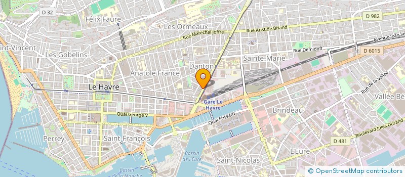 localisation de l'entreprise ROI DE LA FRITE à LE HAVRE
