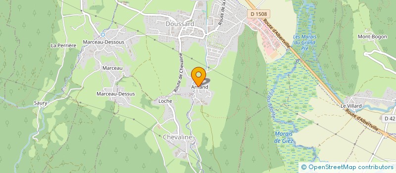 localisation de l'entreprise ROI DEVELOPPEMENT  DOUSSARD