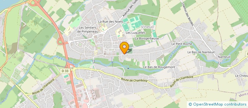 localisation de l'entreprise ROI ET FILS NOUVELLE à VINEUIL
