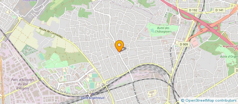 localisation de l'entreprise ROI EXPRESS  ARGENTEUIL