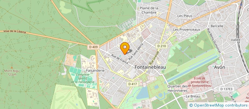 localisation de l'entreprise ROI SUPPLY CHAIN CONSULTANTS à FONTAINEBLEAU
