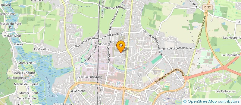 localisation de l'entreprise ROIDE-CHAIX DE LAVARENE  LES SABLES-D'OLONNE