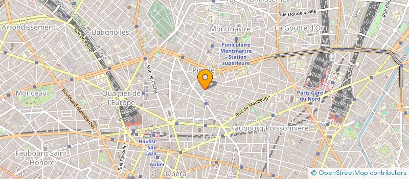 localisation de l'entreprise ROIG P ET LEGER M à PARIS