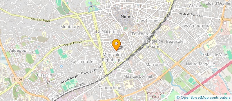 localisation de l'entreprise ROIG SERRURERIE  NIMES