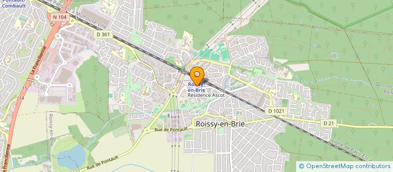 localisation de l'entreprise ROISSY BY NIGHT  ROISSY-EN-BRIE